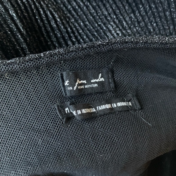 Our From Under Black Sparkle Bodysuit - Picture 3 of 4